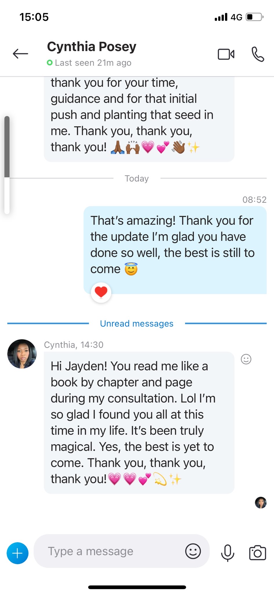 Cynthia Posey: read like a book, magical