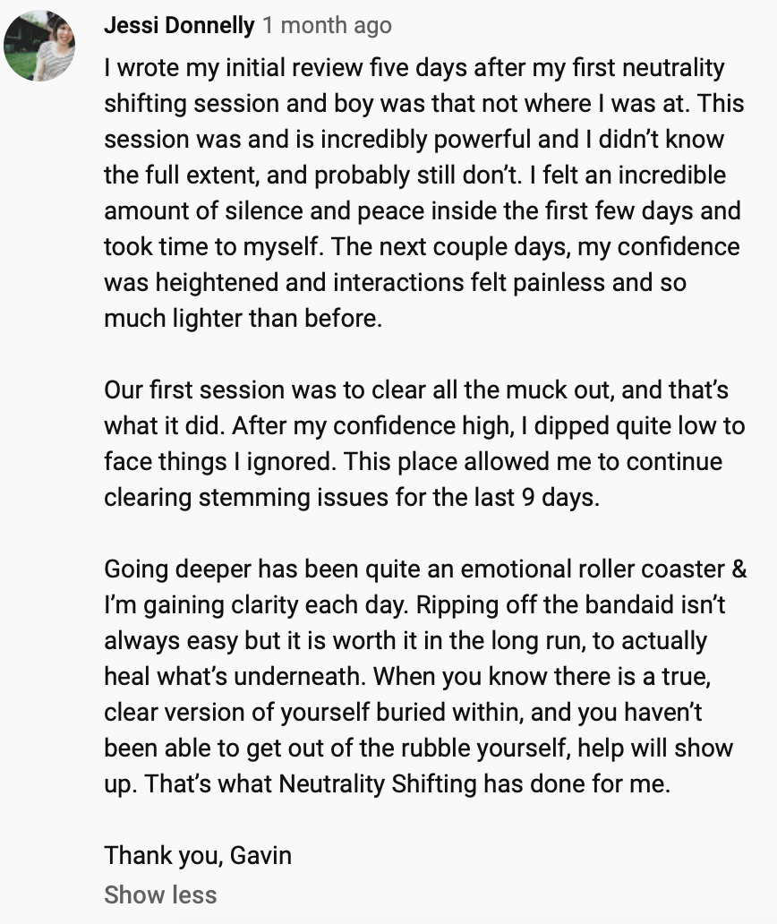 Jessi Donnelly: silence peace confidence