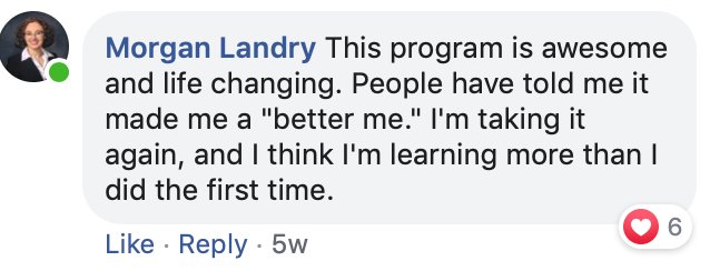 Morgan Landry: life changing better me