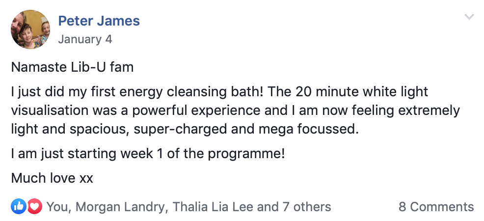 Peter James: energy bath, light spacious