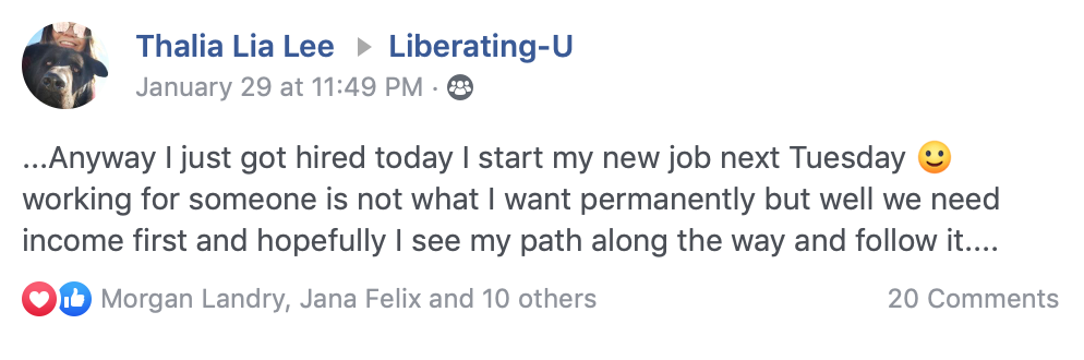 Thalia Lia Lee: new job hired