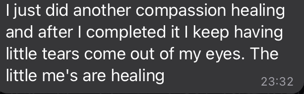 Compassion healing